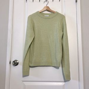 Pastel green French sweater